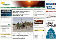 Desktop Screenshot of harstadtravpark.no